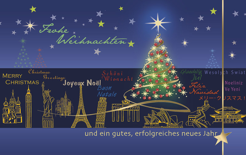 Weihnachtsgrüße weltweit - Weihnachtskarten vom Weihnachtskartenshop